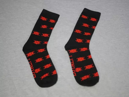 BLACK Loyalty custom Socks (red/black)